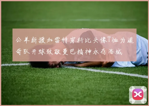 公羊新援加雷特穿科比头像T恤为道奇队开球致敬曼巴精神永存洛城